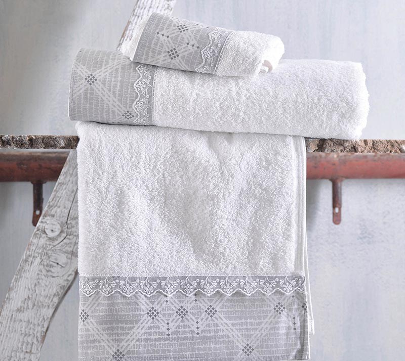 Μπάνιο: Πετσέτες Μπάνιου Σετ (3 Τεμ) Suave Rythmos Home